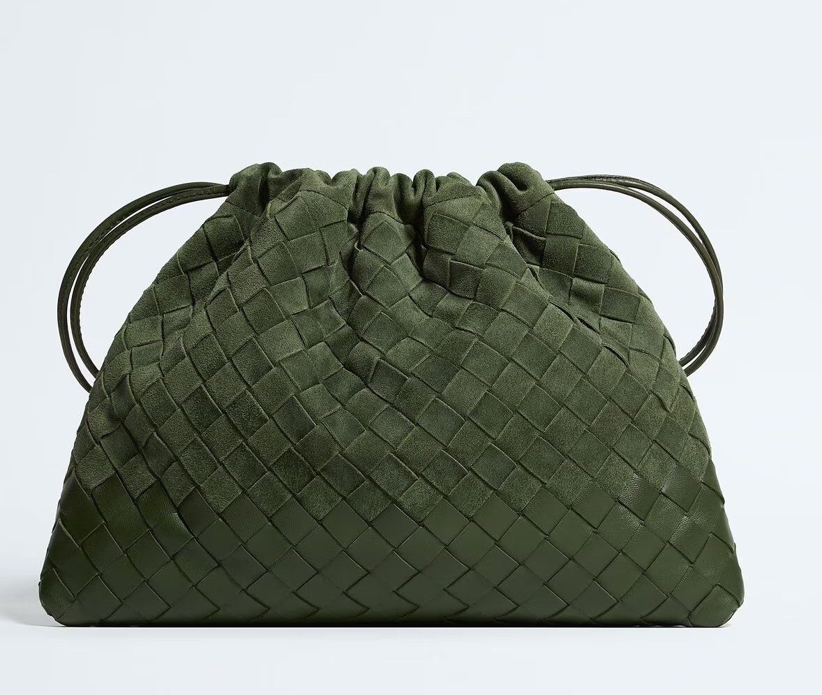 Bottega Veneta box in the house's signature green